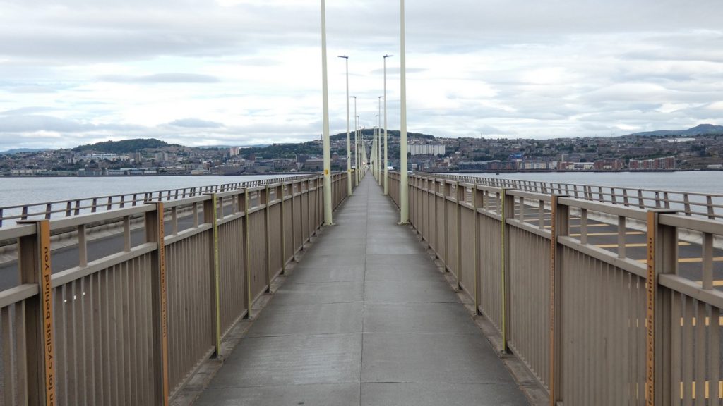 Auf der Tay Bridge