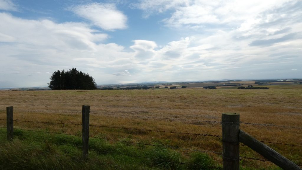 Landschaft kurz vor dem Etappenziel