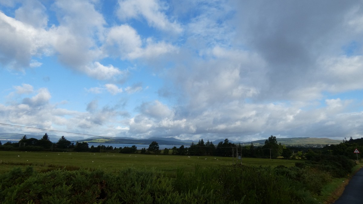 Landschaft bei Helensburgh nach dem Regenschauer