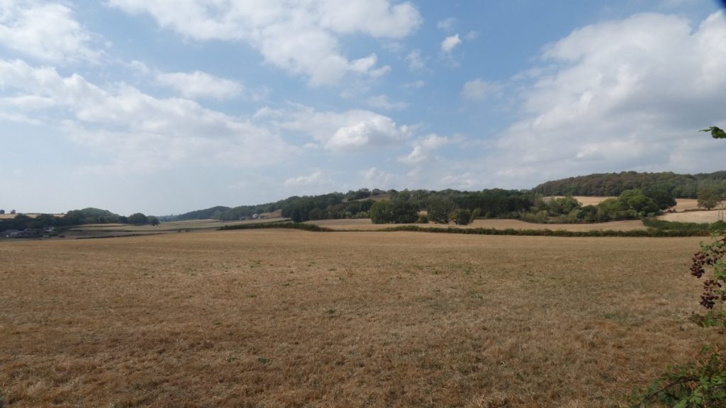 Ein letzter Blick auf die walisische Landschaft