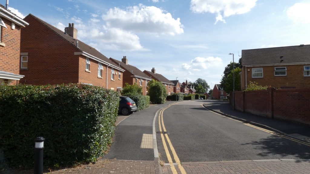 Typisch UK: das ganze Quartier im identischen Baustil