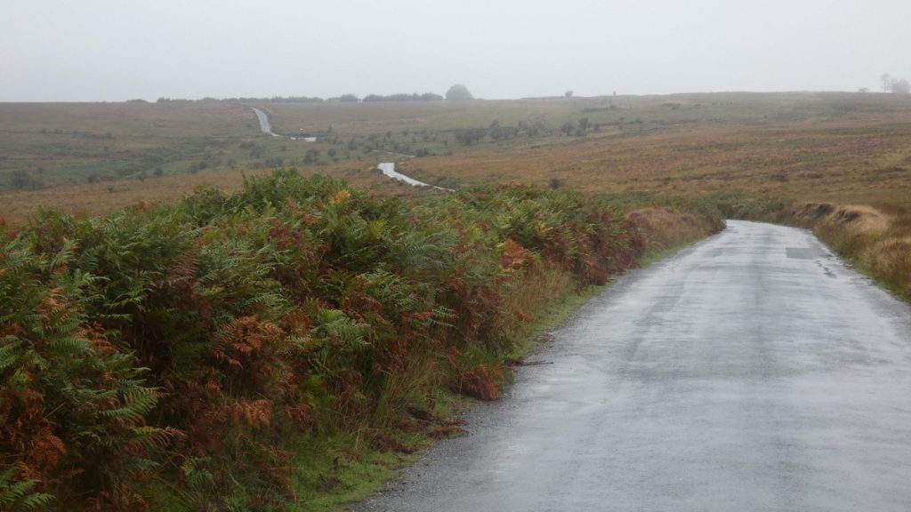 Fahrt in der Höhe im Exmoor Nationalpark