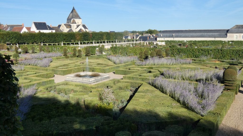 In den Gärten von Schloss Villandry