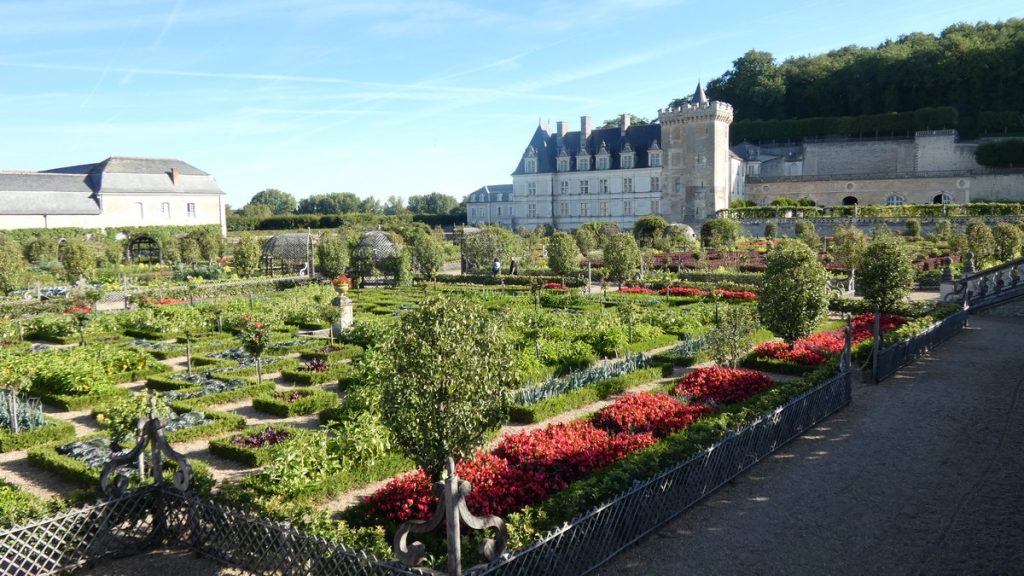 In den Gärten von Schloss Villandry