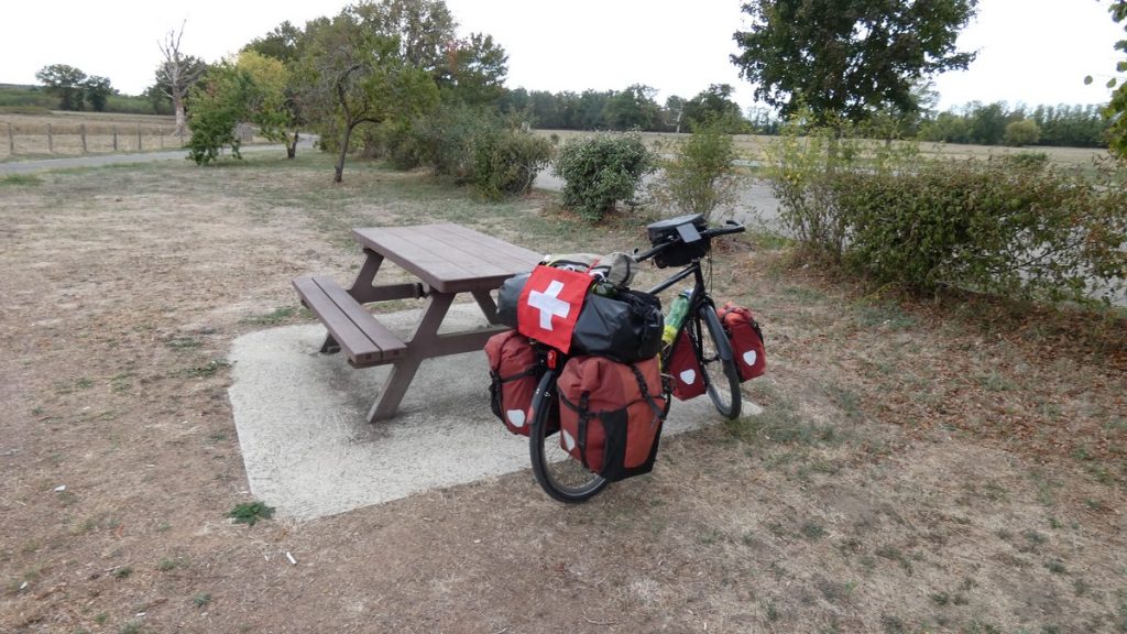 Mittags-Rastplatz bei Bourbon-Lancy