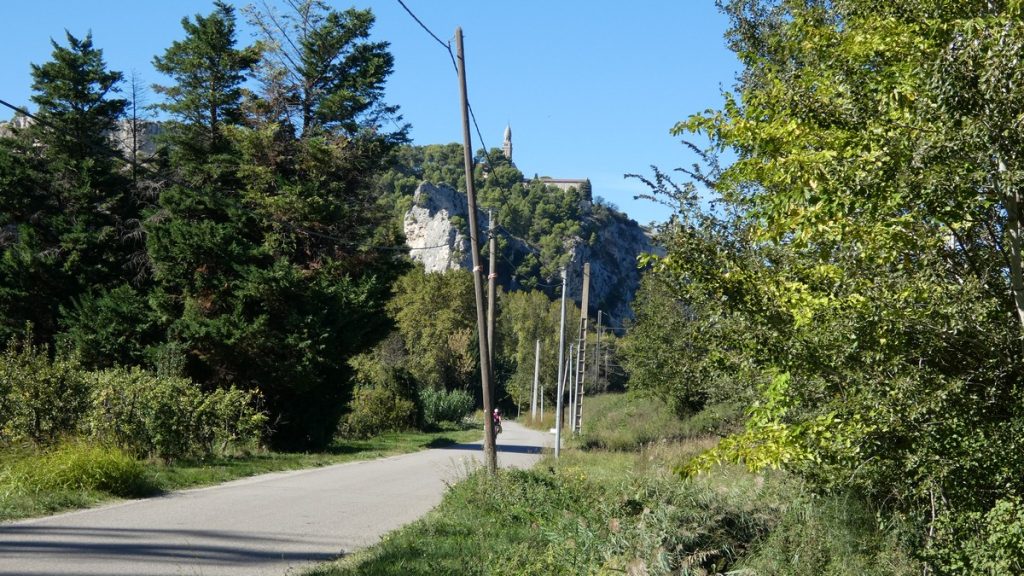 Blick zurück in Richtung Orgon