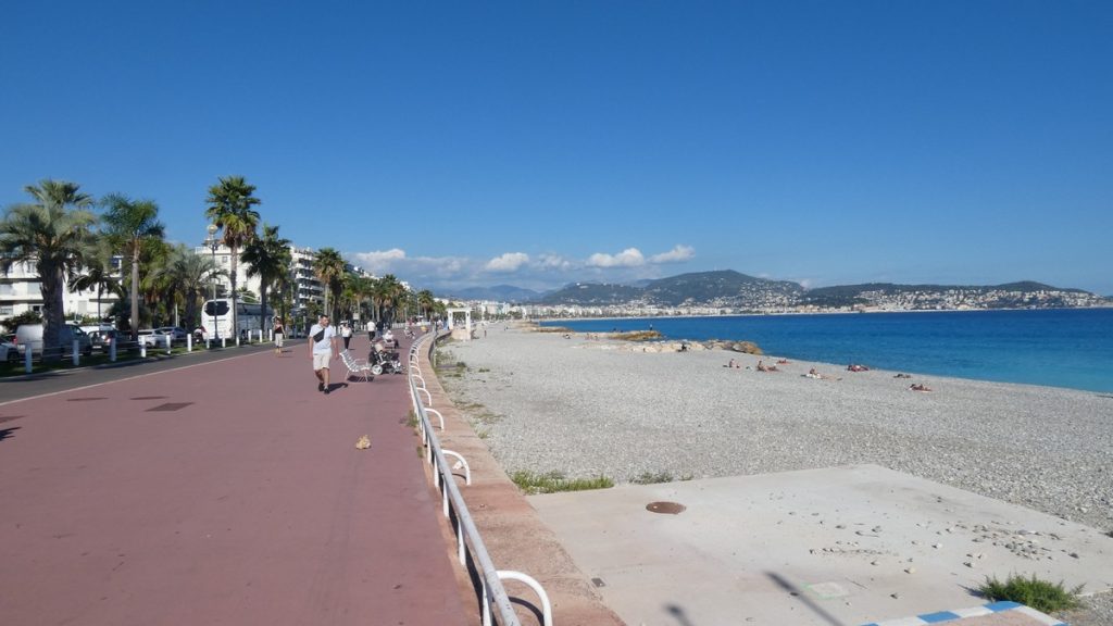 Blick in Richtung Nizza