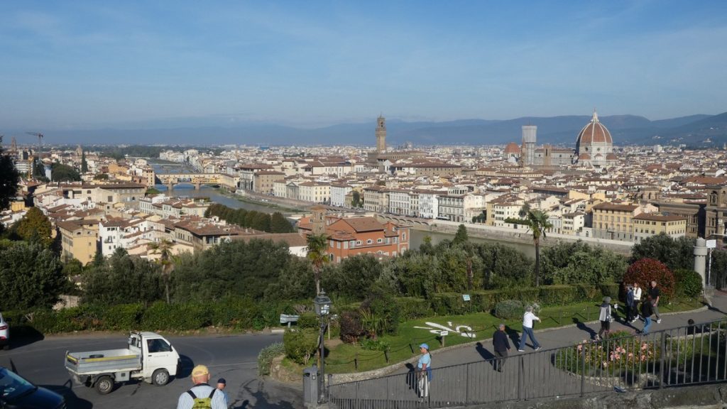 Blick über die Dächer von Florenz