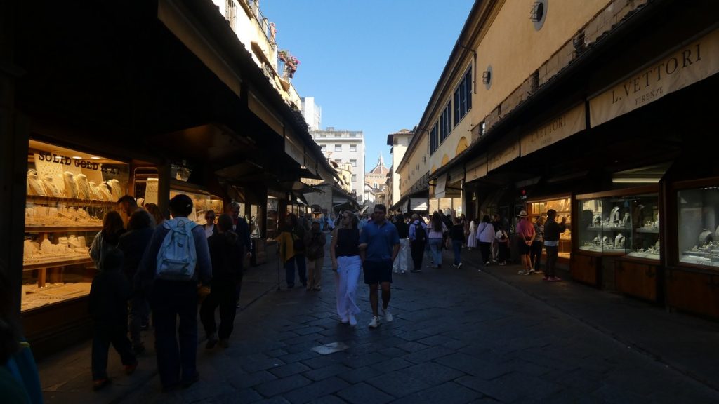 Auf der Ponte Vecchio