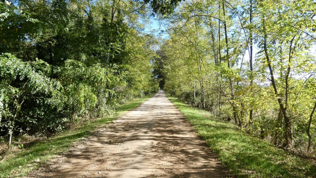 Weiter auf dem Radweg in Richtung Fabro