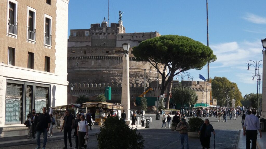 Auf dem Rückweg zur Ponte Sant'Angelo