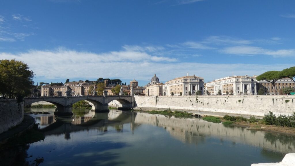 Auf der Ponte Sant'Angelo