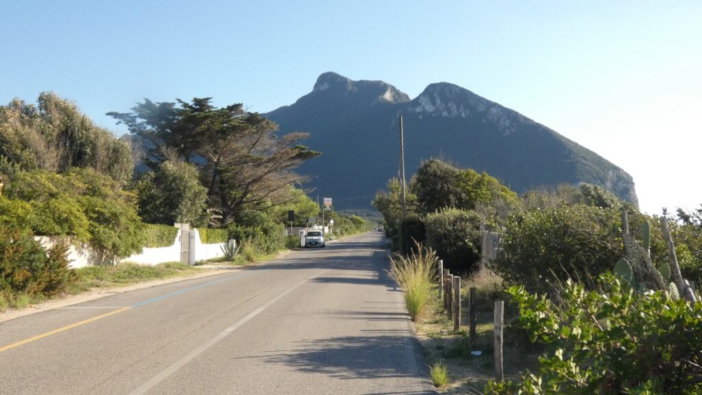 Auf der Fahrt in Richtung Monte Circello
