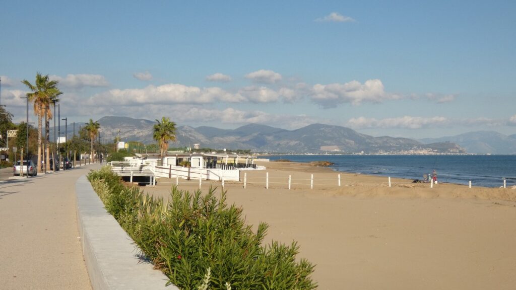 Am Strand von San Felice Circeo